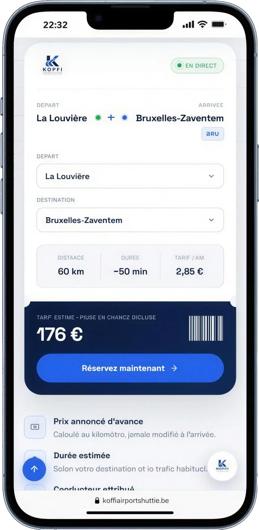 Koffi Airport Shuttle — mobile 3