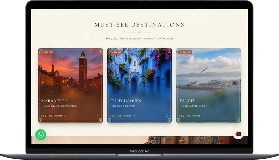 Welcome to Morocco — web 2