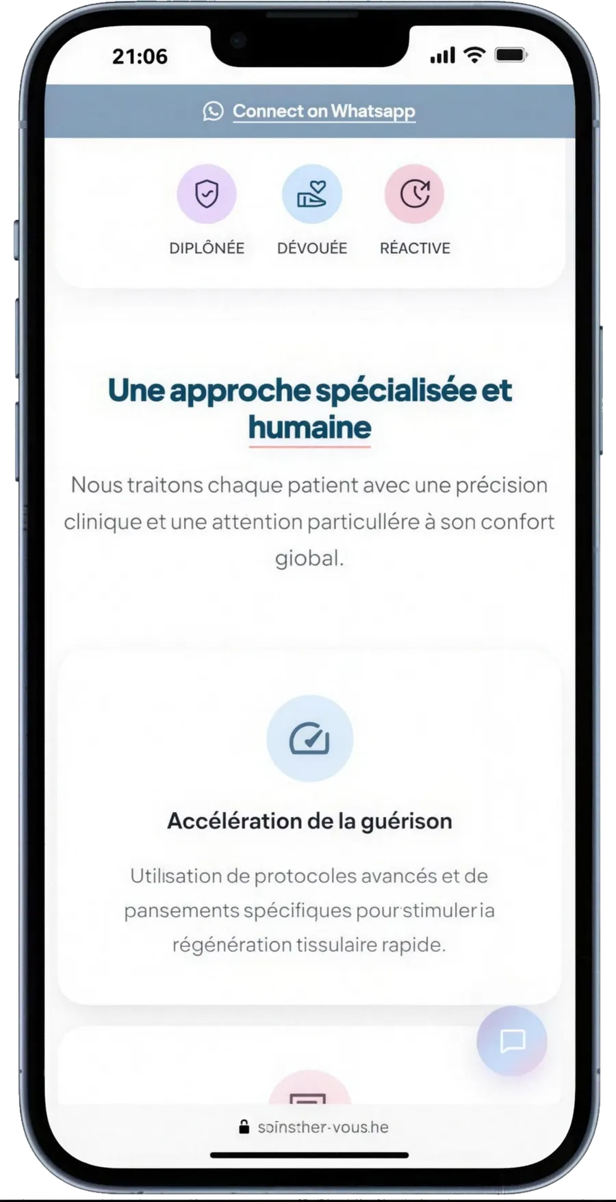Soins Chez Vous — mobile 2